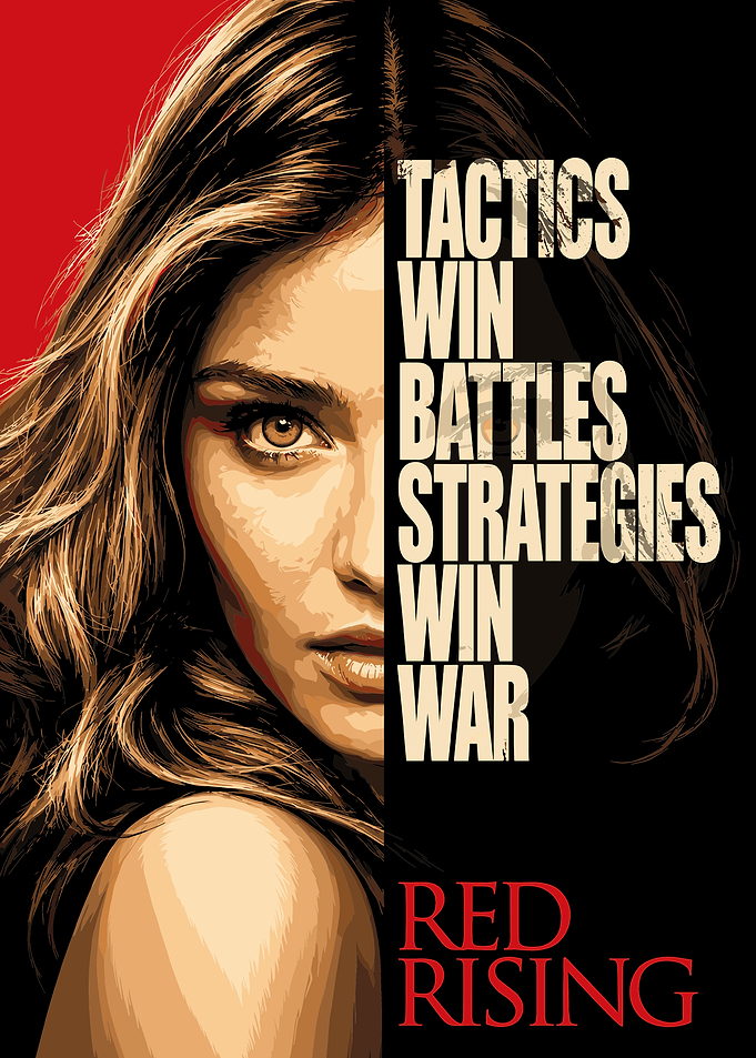 Mustang Virginia au Augustus - Red Rising Sci-Fi Quote Art