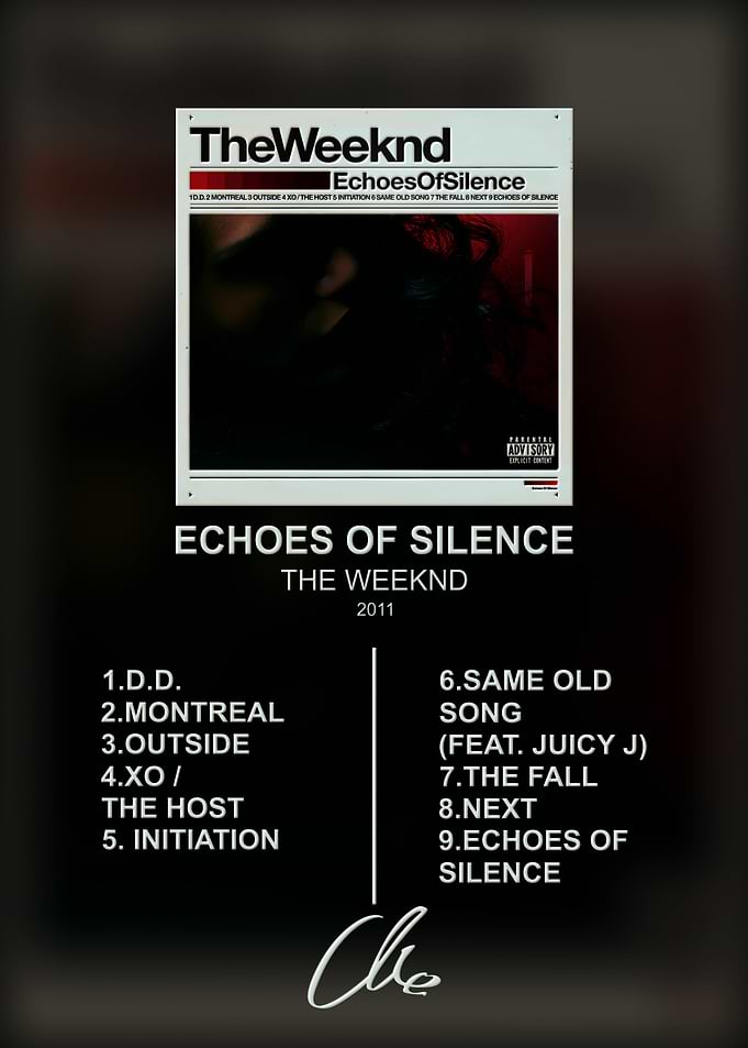 The Weeknd Echoes of Silence Poster