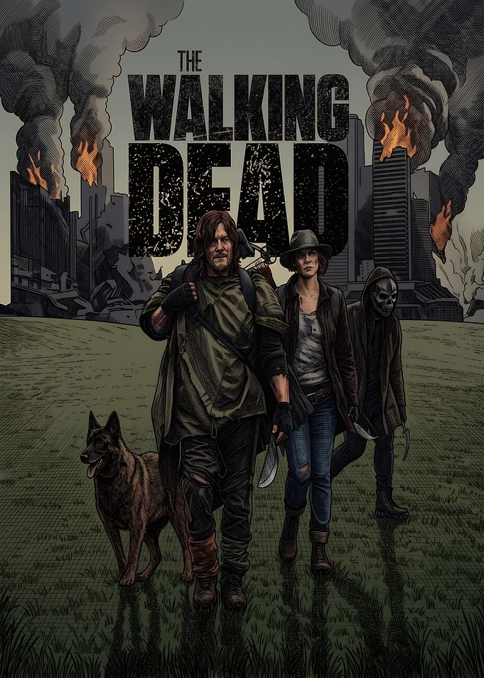 The Walking Dead Daryl and Maggie