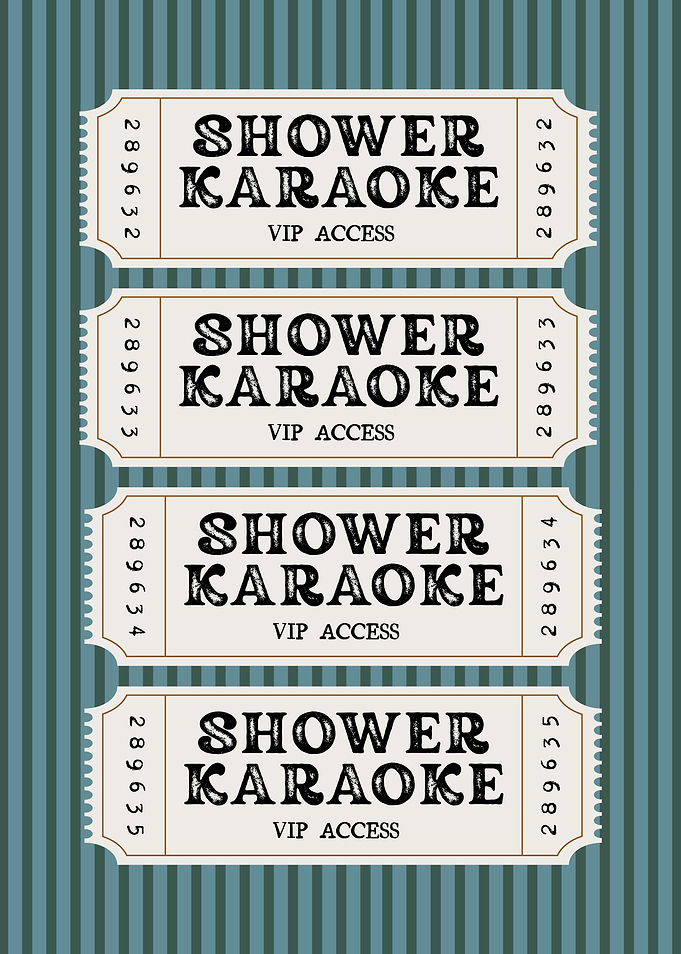 Shower Karaoke VIP Access Tickets