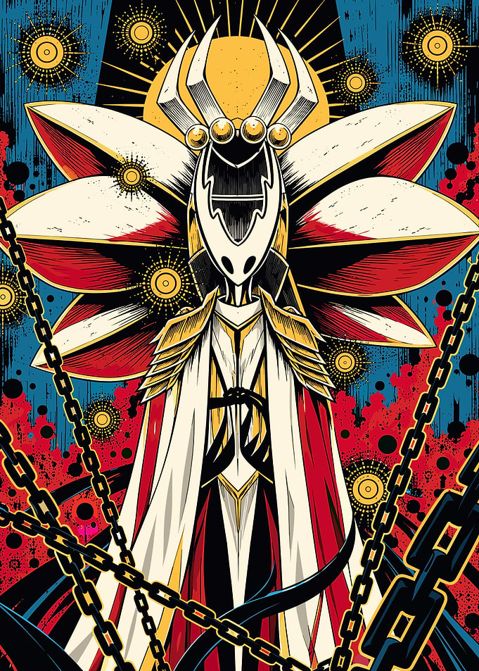 The Radiance Hollow Knight Fan Art