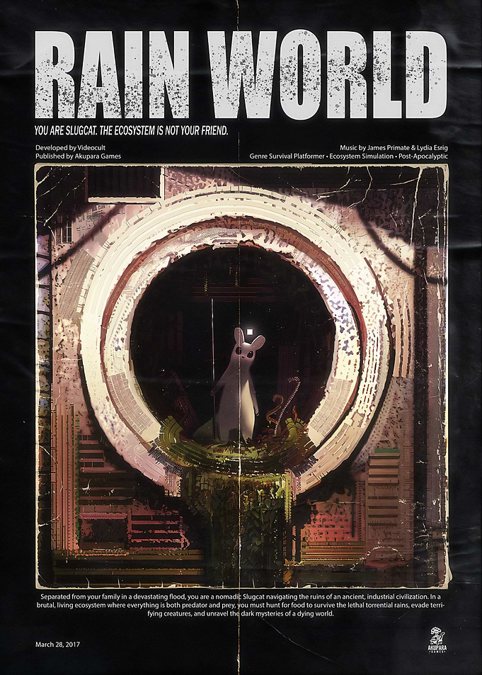 Rain World Video Game Poster
