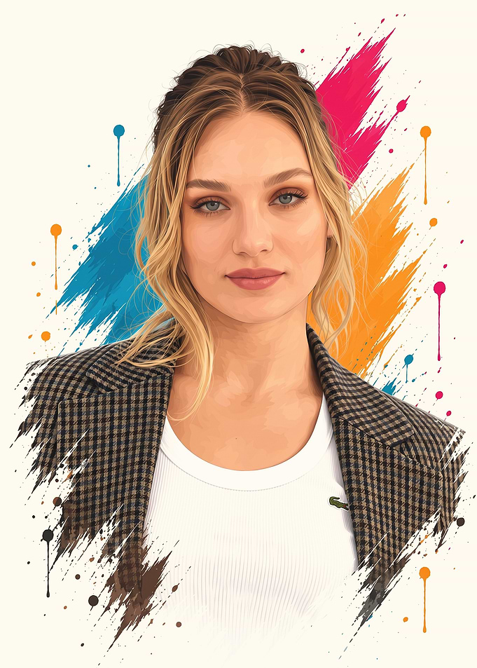 Maddie Ziegler Pop Art Portrait