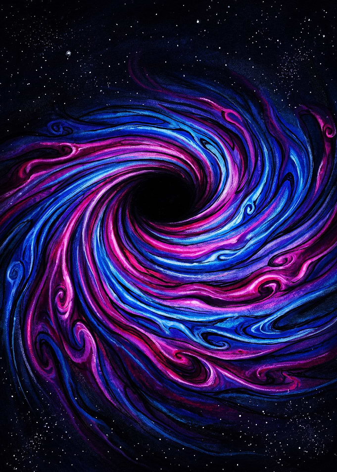 Swirling Cosmic Black Hole Vortex