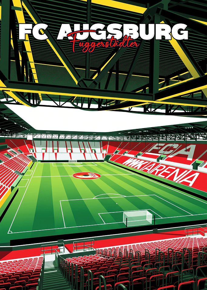 FC Augsburg WWK Arena Poster