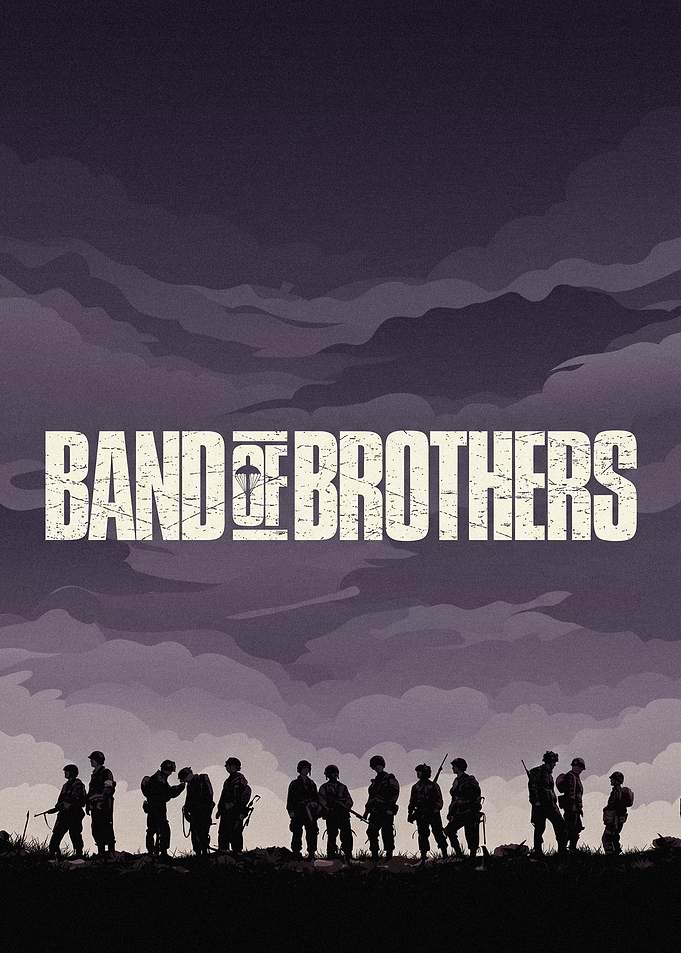 Band of Brothers Illustration Minimalist Poster