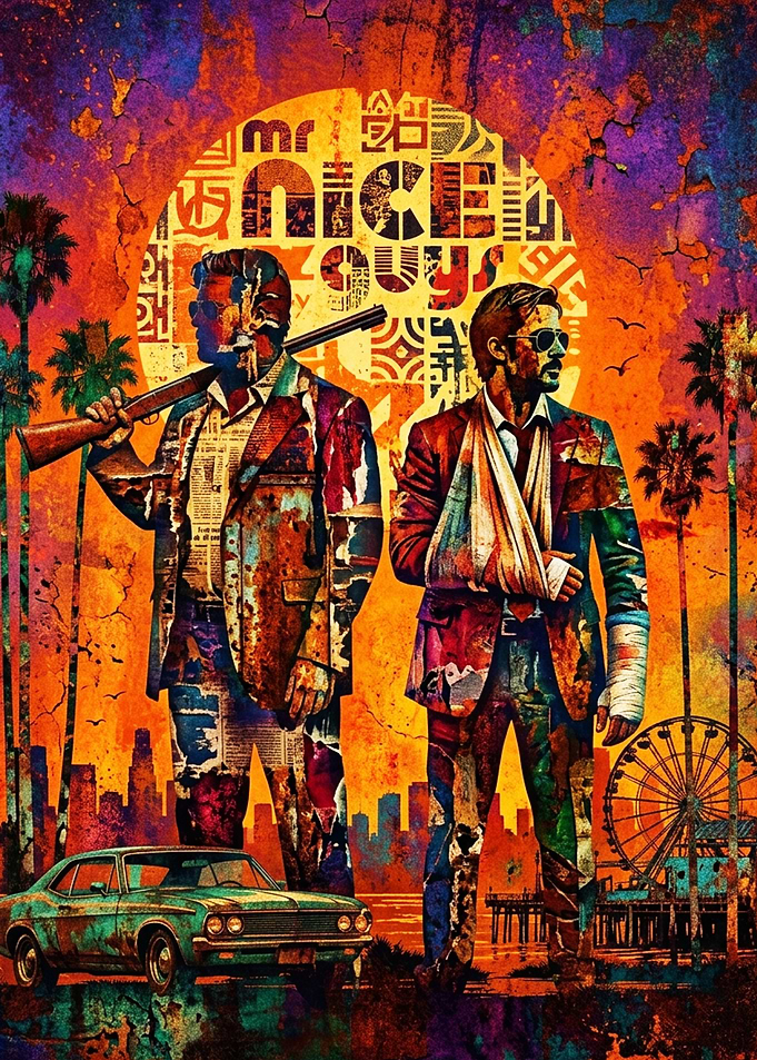 The Nice Guys Movie Poster Art
