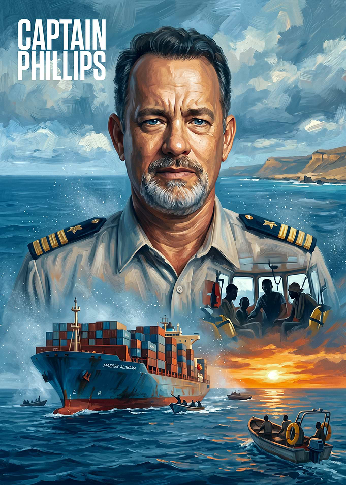 Captain Phillips Movie Poster Art