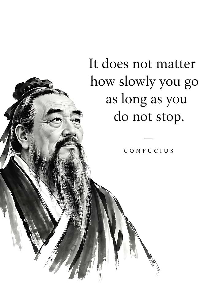 Confucius Inspirational Quote Wall Art