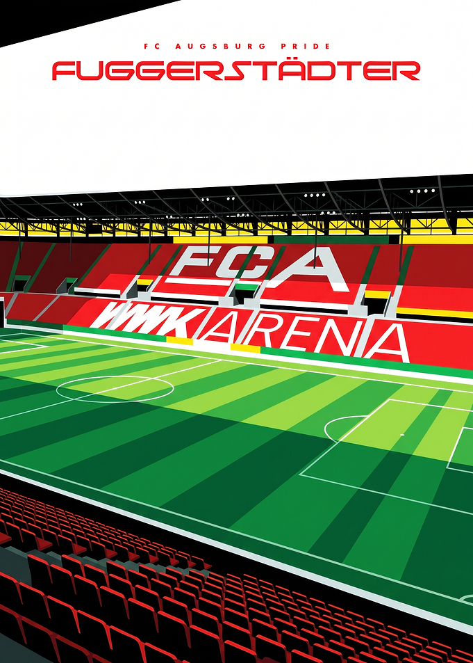 FC Augsburg WWK Arena Poster