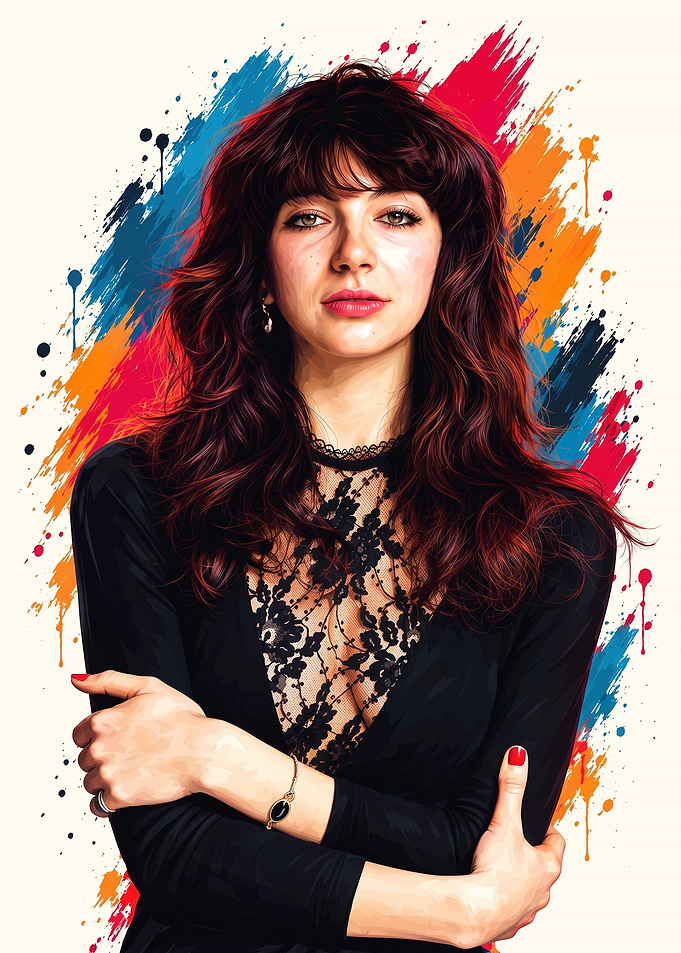 Kate Bush Pop Art Portrait