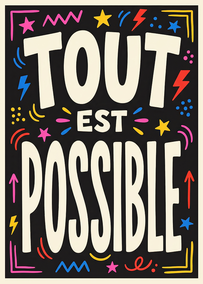 Tout Est Possible Inspirational Poster