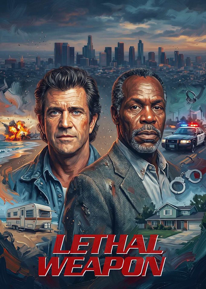 Lethal Weapon Movie Poster Art
