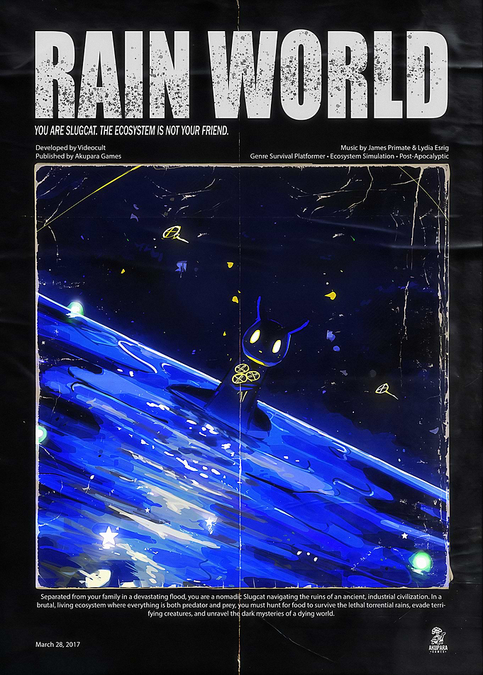 Rain World Video Game Poster