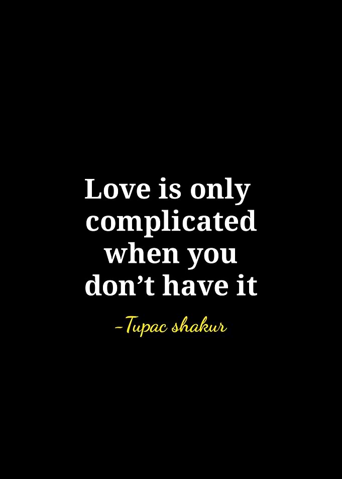 Tupac Shakur Inspirational Quote Poster