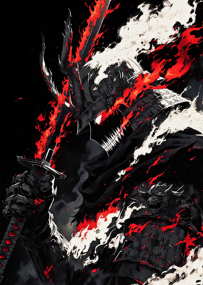 Crimson Demon Samurai