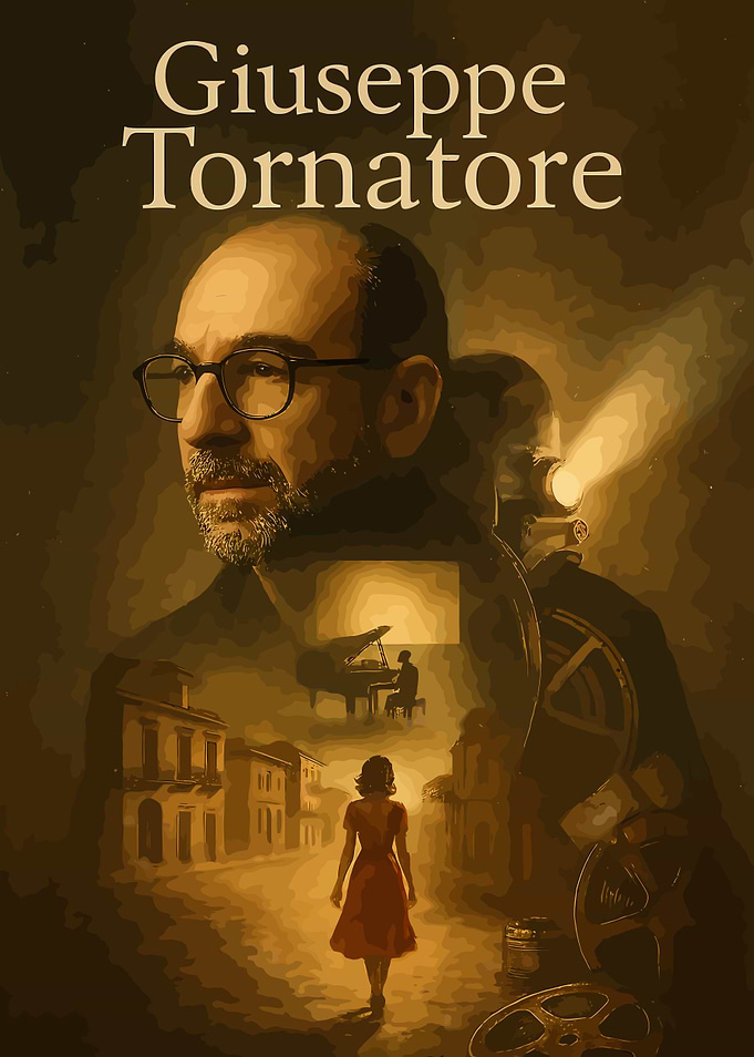 Giuseppe Tornatore Cinematic Tribute Poster