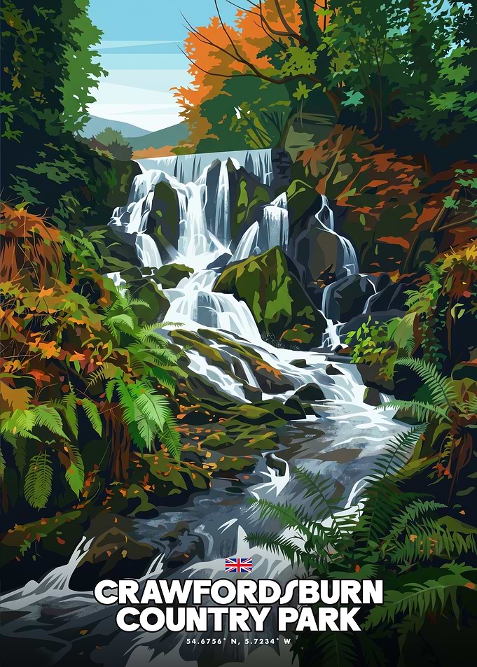 Crawfordsburn Country Park Travel Poster