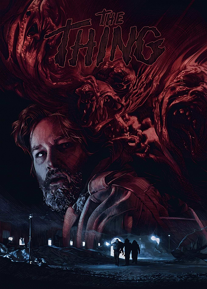 The Thing Movie Poster Art
