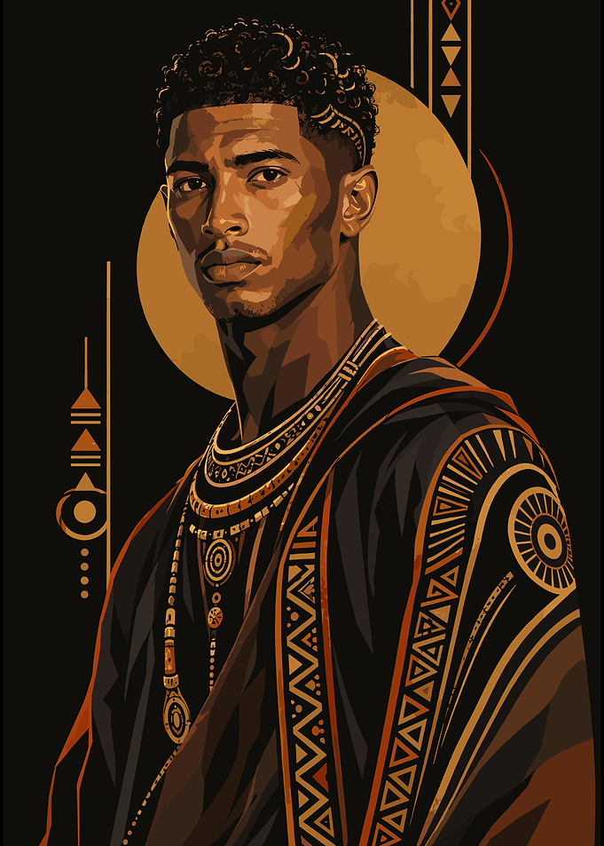 Jude Bellingham Royal African Portrait