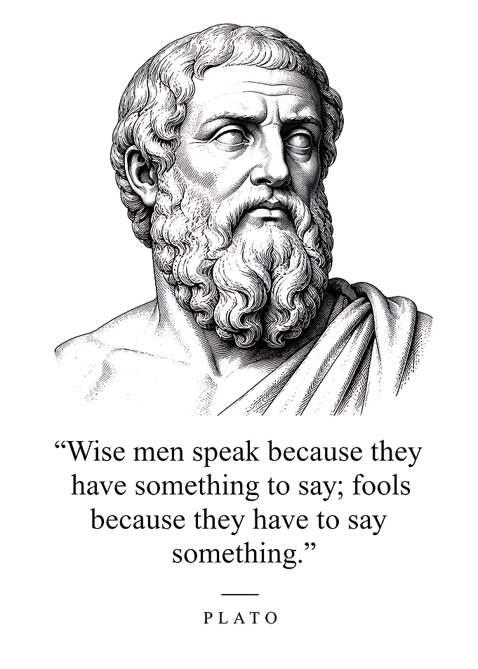 Plato Quote Inspirational Wall Art
