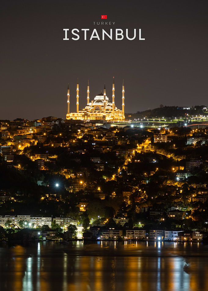 Istanbul Cityscape at Night