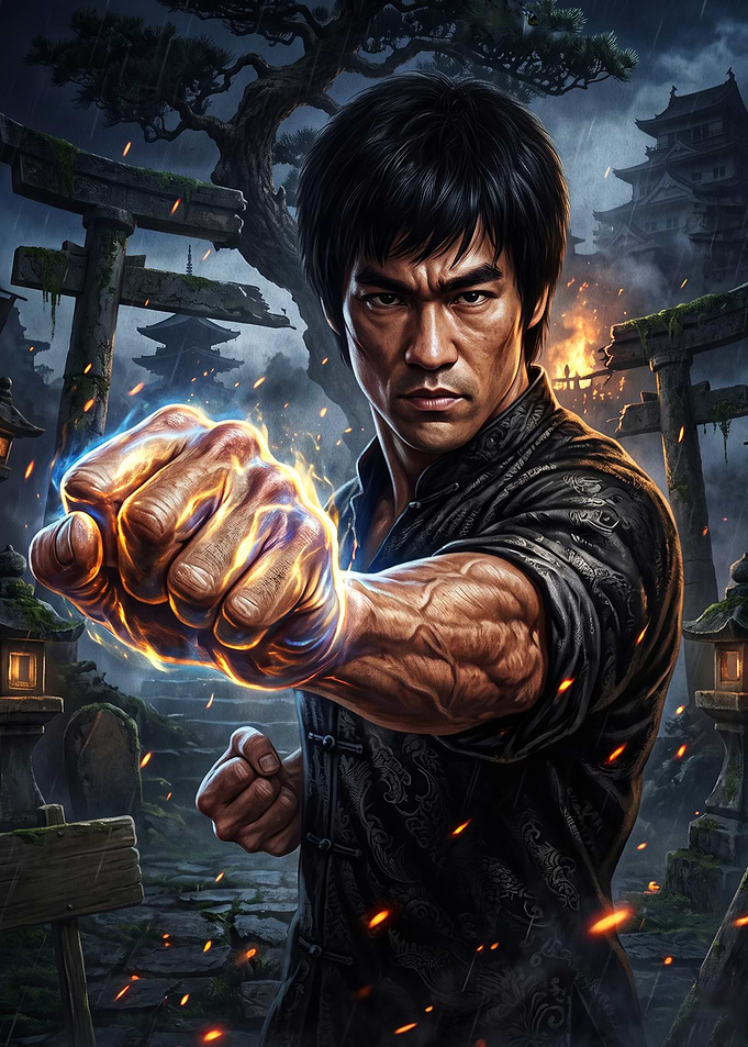 Martial Arts Punch Epic Fantasy Art