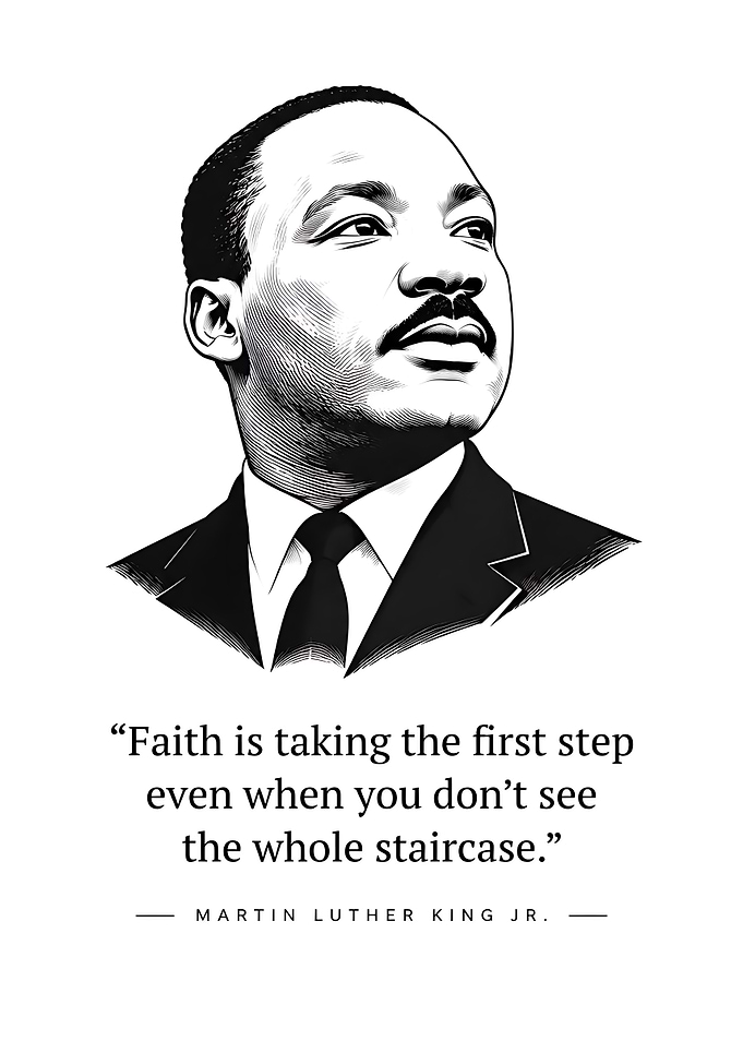 Martin Luther King Jr. Quote Poster