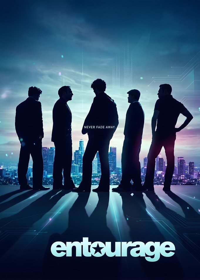 Entourage Movie Poster Silhouette
