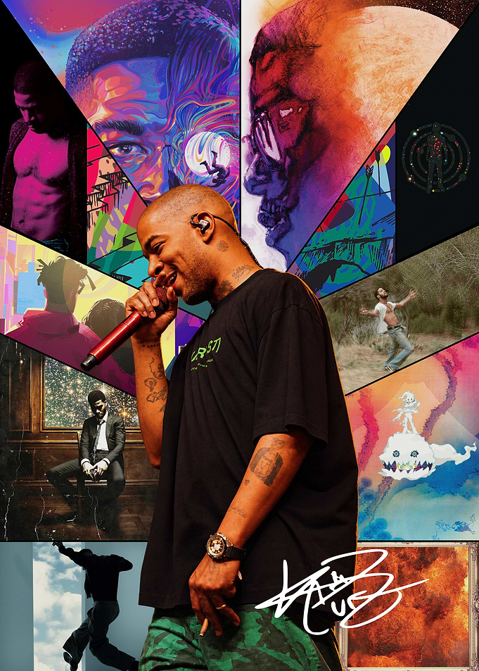 Kid Cudi Collage Tribute Poster