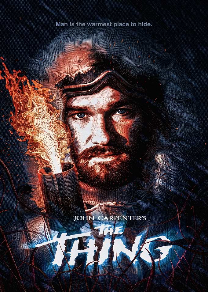 The Thing Movie Poster Art