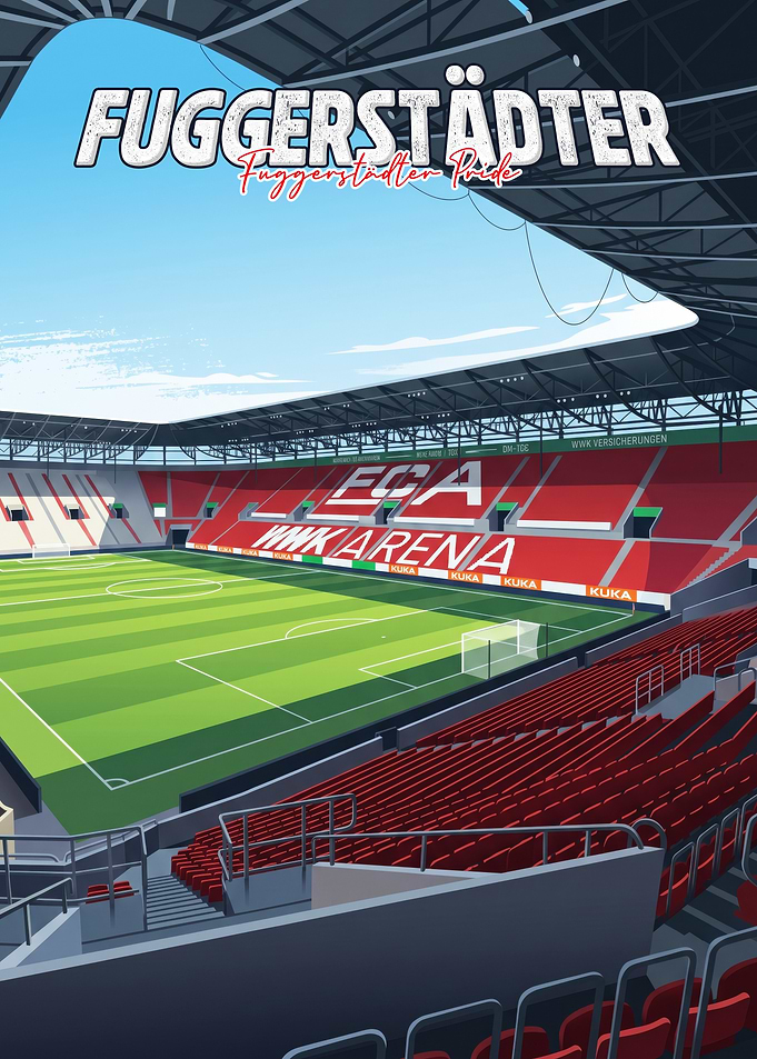 WWK Arena Augsburg Stadium Poster
