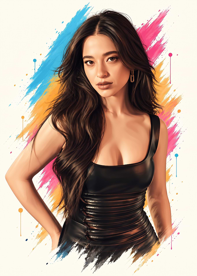 Mikey Madison Pop Art Portrait