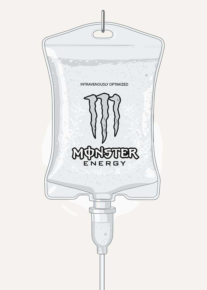 Monster Energy IV Drip Bag