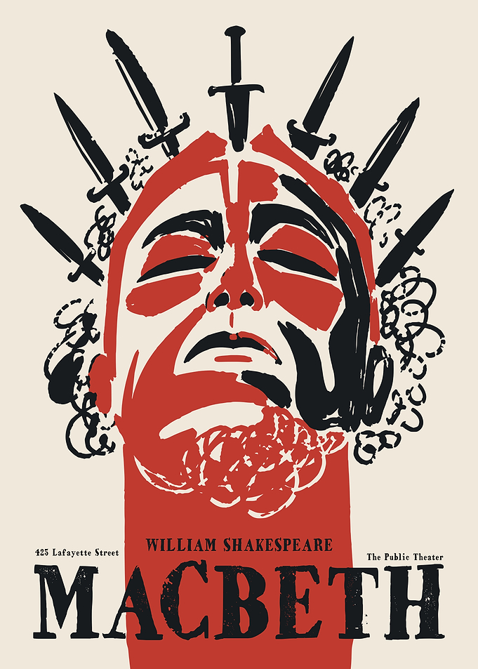 Macbeth The Public Theater Poster
