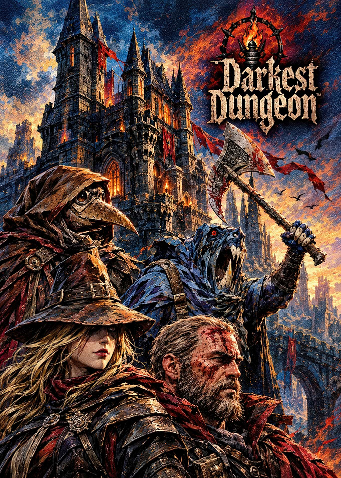 Darkest Dungeon Game Poster Art