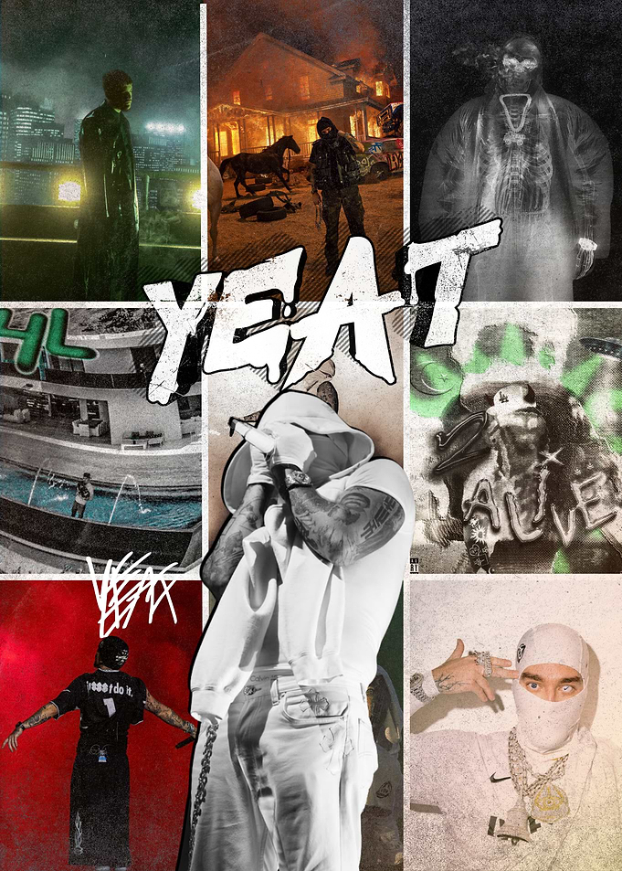 Yeat Collage Poster