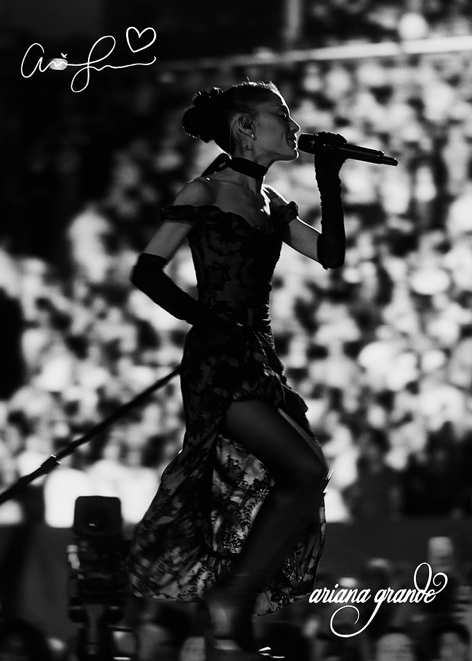Ariana Grande Performing on Stage