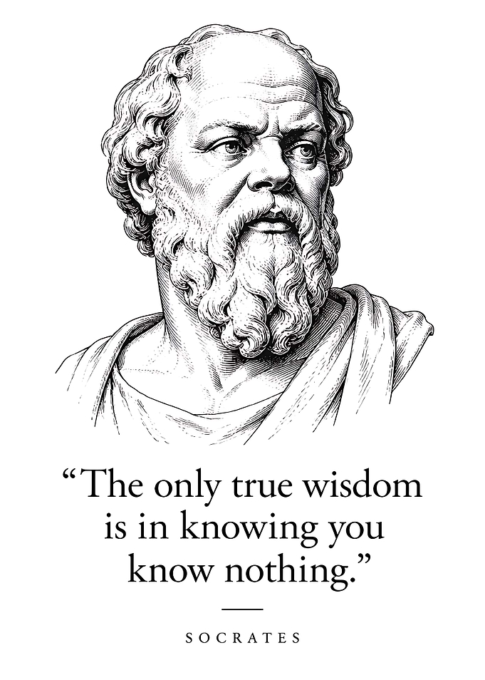 Socrates Quote Inspirational Poster