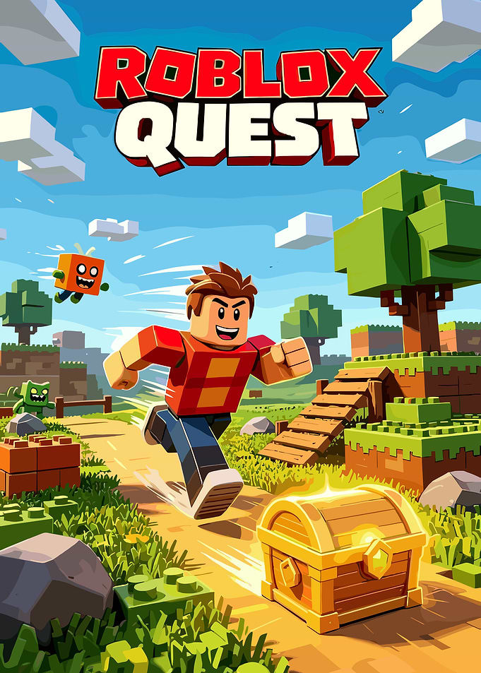 Roblox Quest Adventure Game Poster