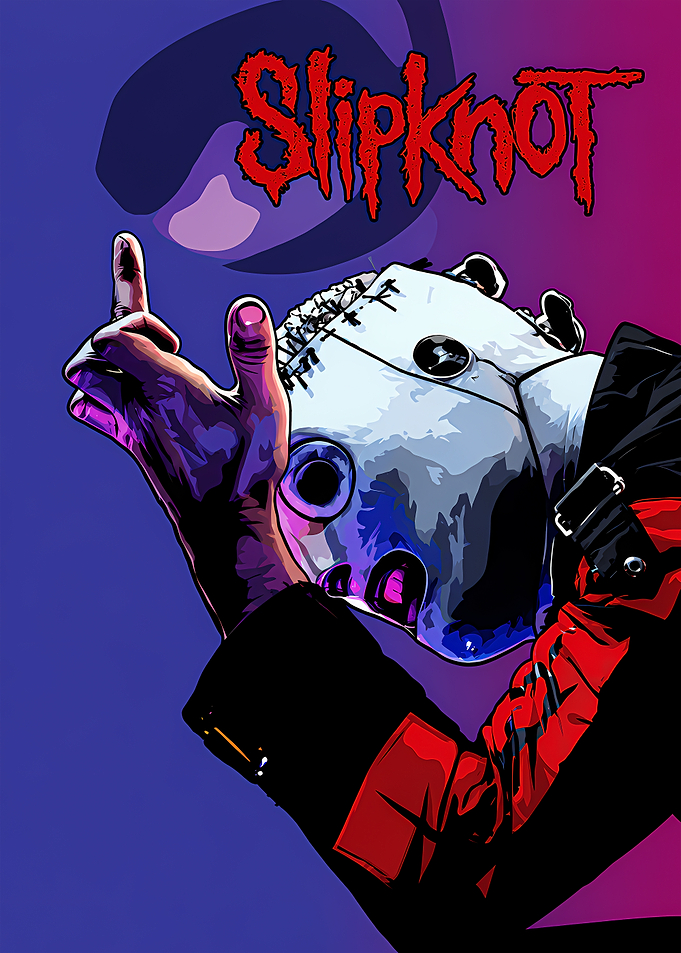 Slipknot Corey Taylor Mask Poster
