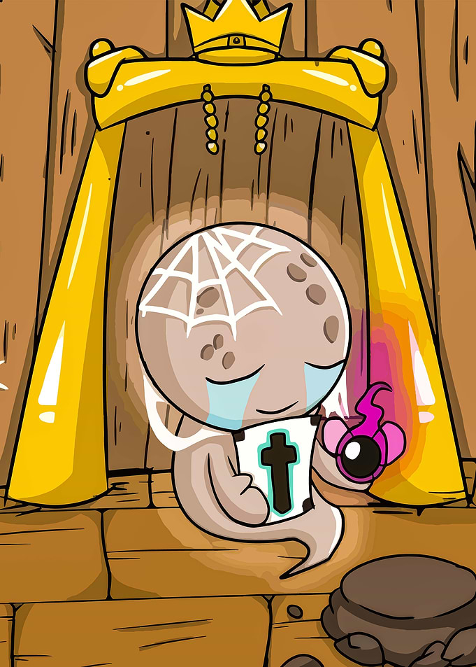 The Binding of Isaac Ghost Character