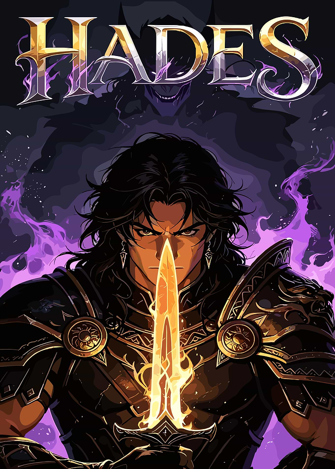 Hades Video Game Poster Art