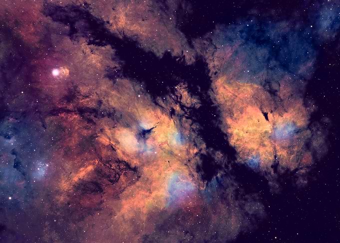 Vibrant Nebula Deep Space Cloud