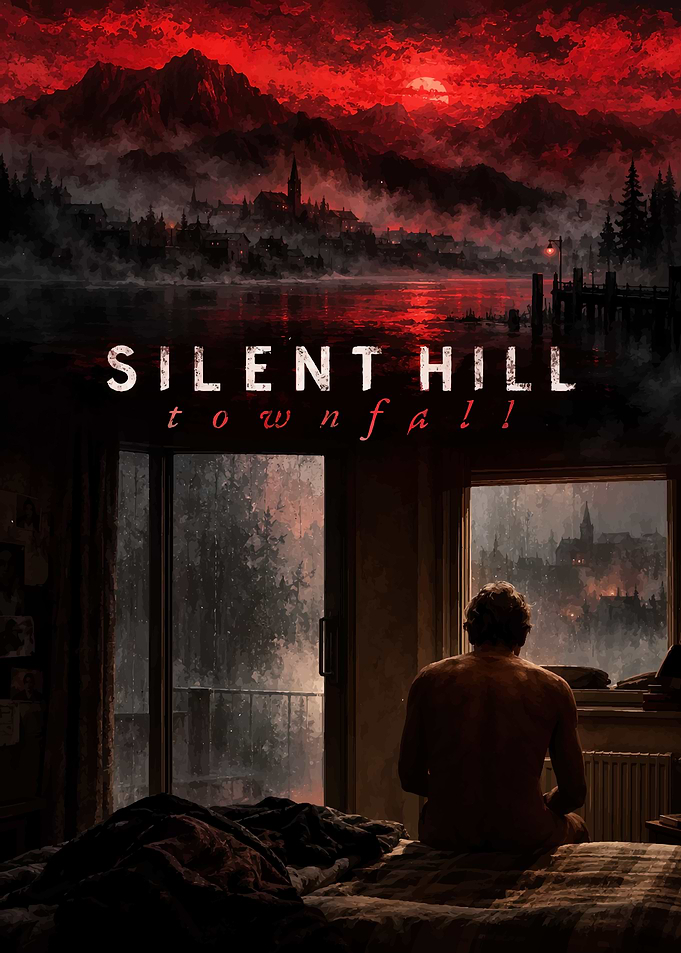 Silent Hill Townfall Atmospheric Poster