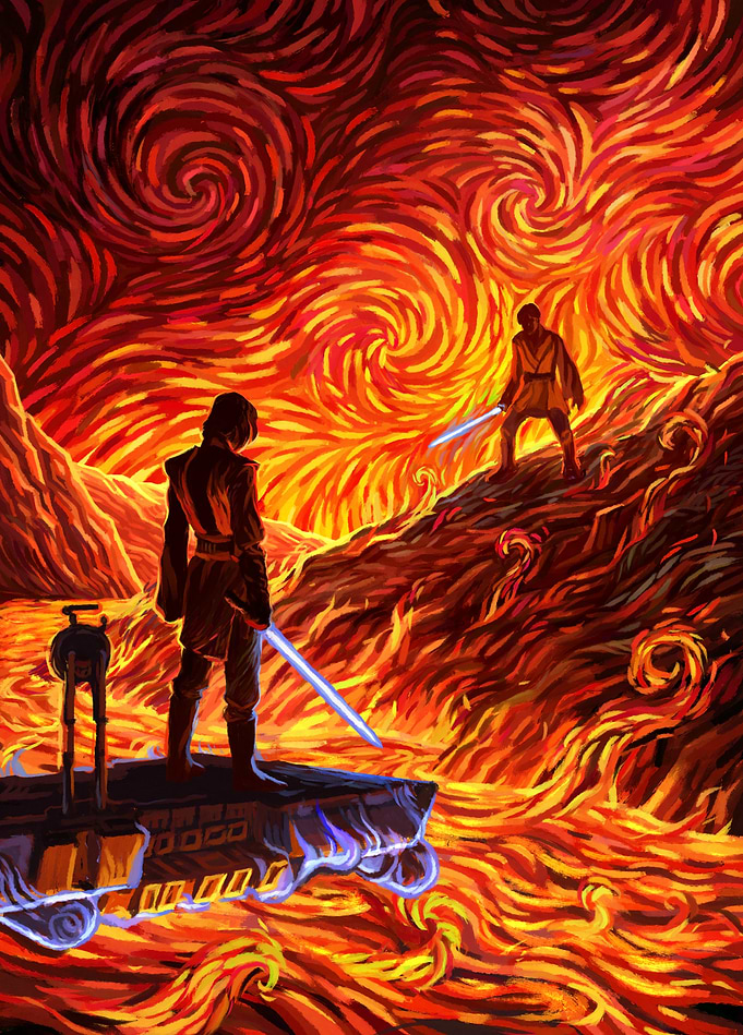 Expressive Mustafar Duel