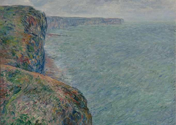 'The Sea Seen from the Cliffs' (1881) by Claude Monet