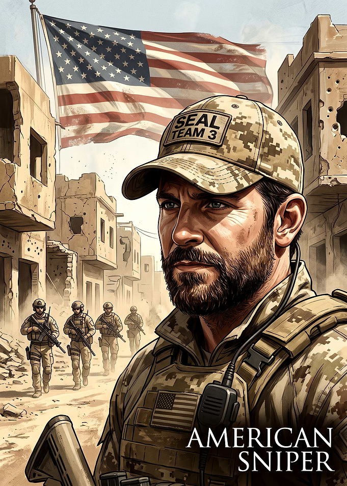 American Sniper Movie Poster Art