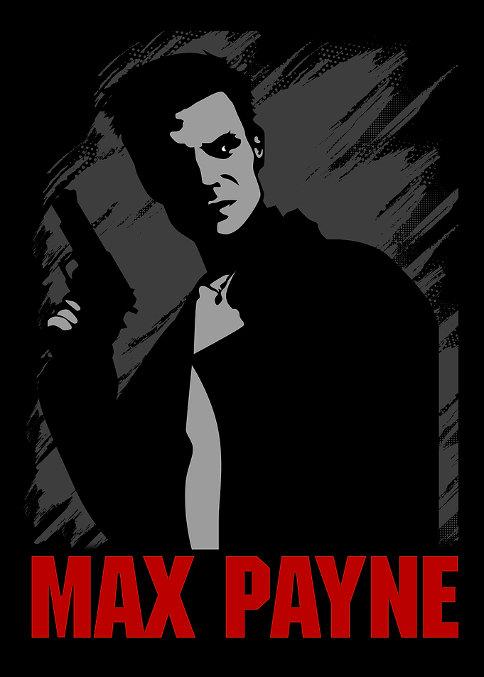 Max Payne Minimalist Character Poster