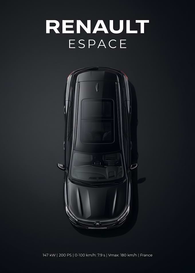 Renault Espace Top View Advertisement